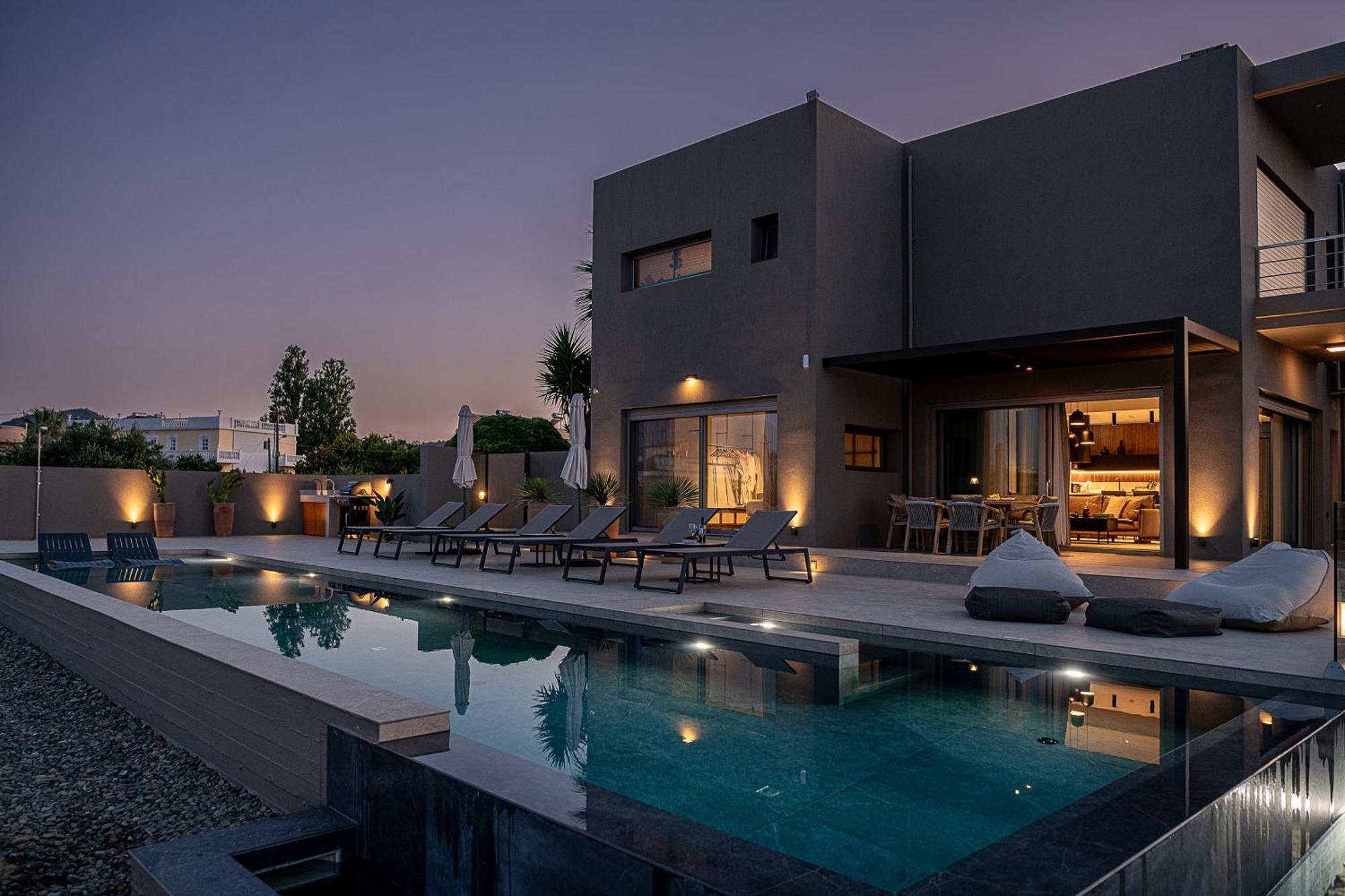 Agave Hill Luxury House Villa Hriszí Aktí Haniá Kültér fotó