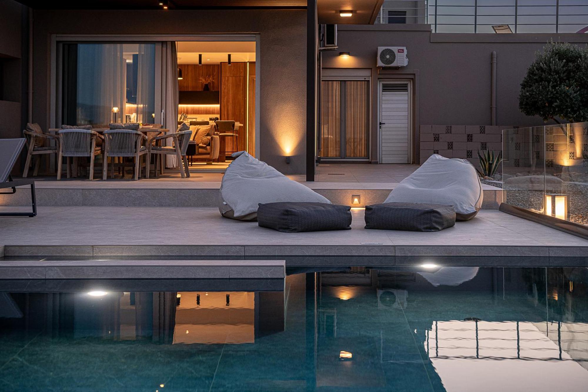 Agave Hill Luxury House Villa Hriszí Aktí Haniá Kültér fotó